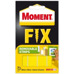 Divpusēja līmlente „moment super fix removable“